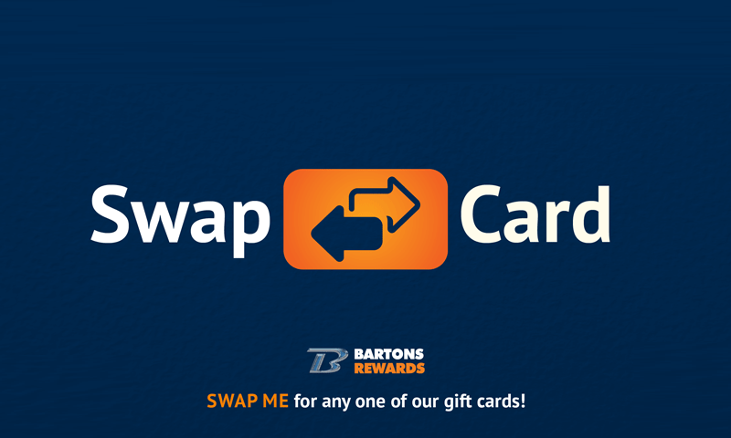 Bartons SWAP Gift Card