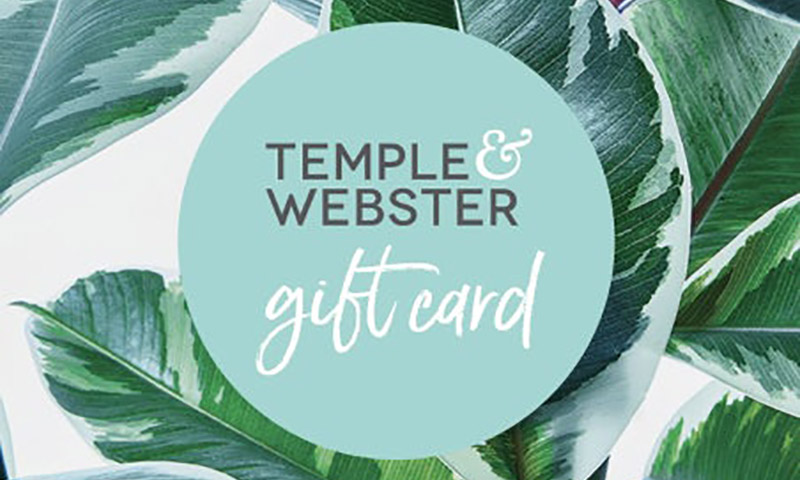 Temple and Webster card