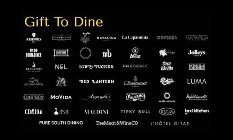 Gift To Dine card