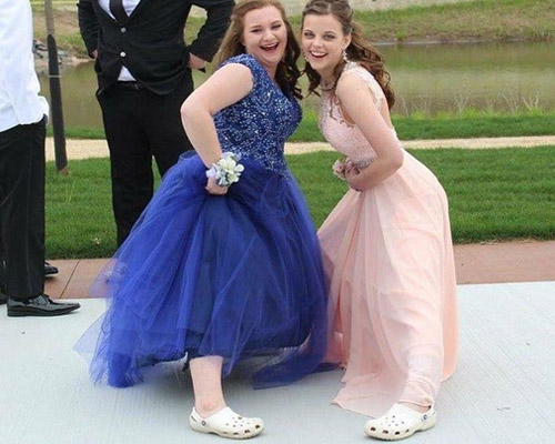 prom crocs