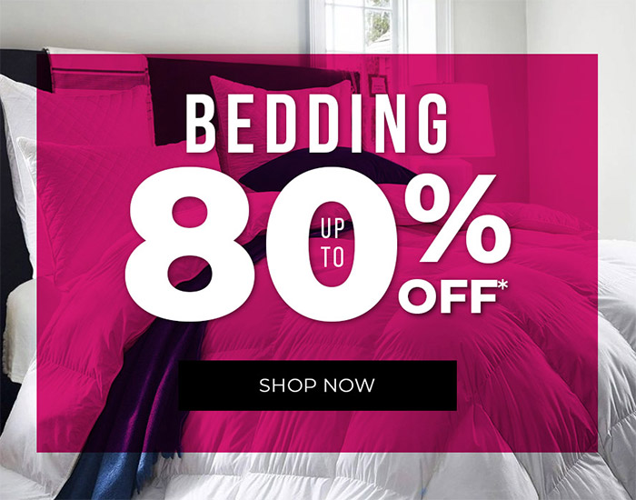 Bedding Up to 80% off