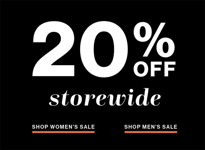 20% off Storewide