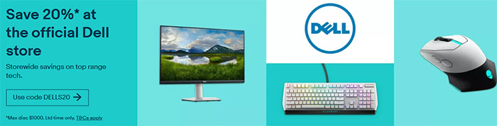Save 20%* at the official Dell store